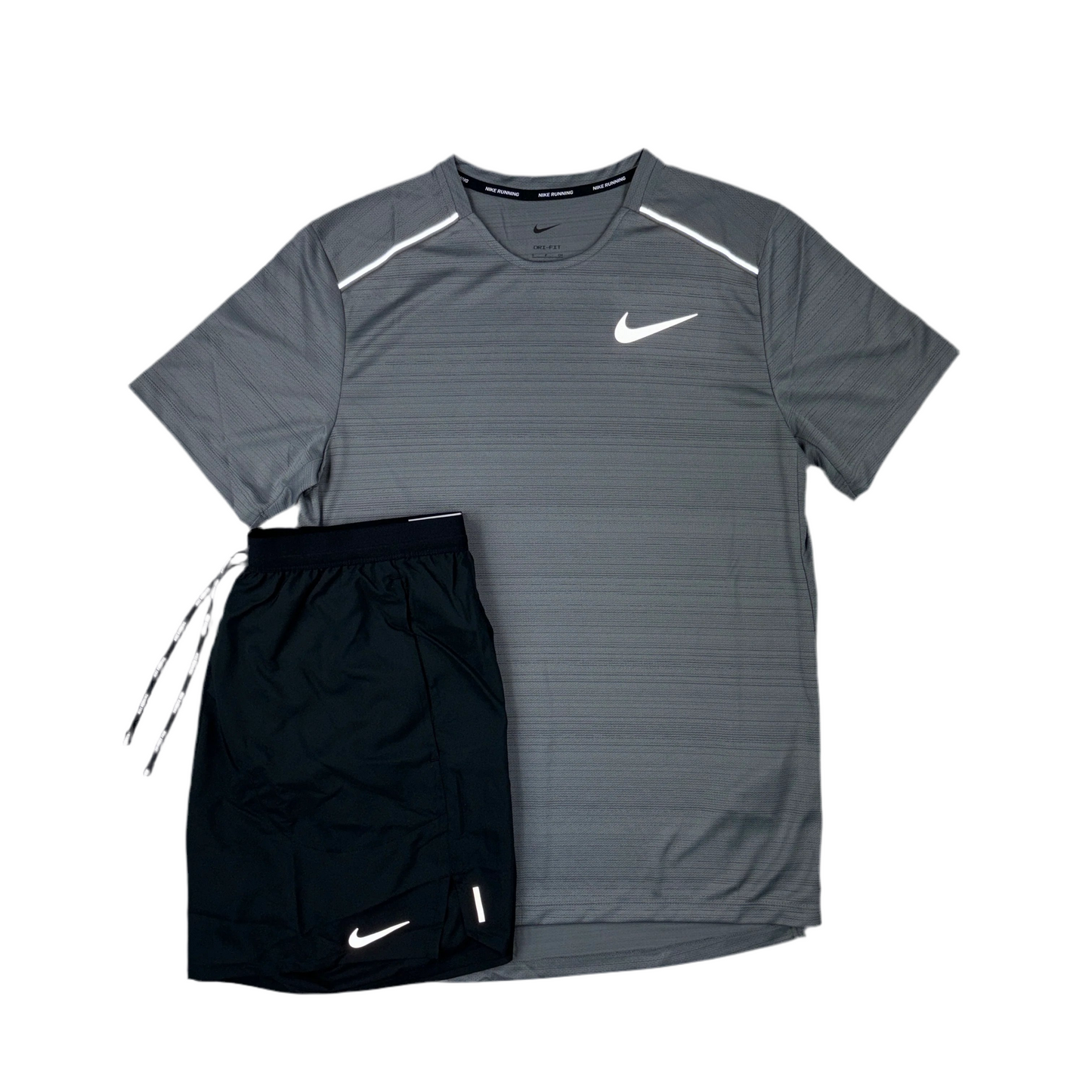Ensemble Nike Miler Gris
